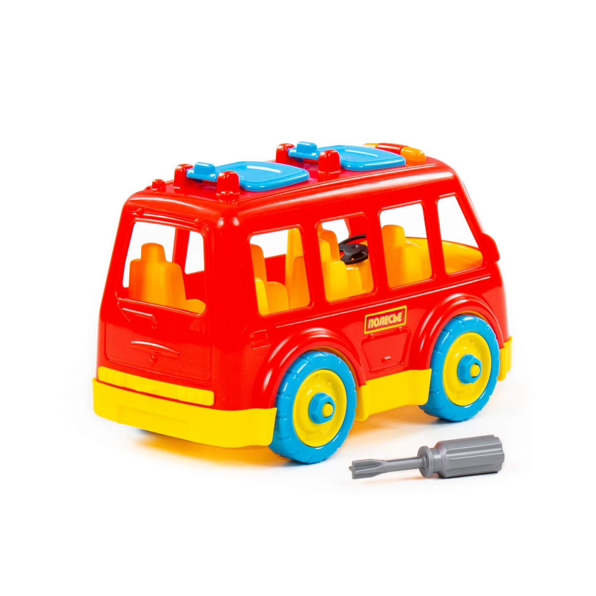 Полесье Конструктор-транспорт "Автобус" (26 элементов) (в сеточке)