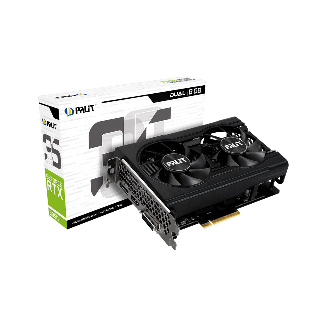 Palit RTX3050 DUAL 8G (NE63050018P1-1070D)