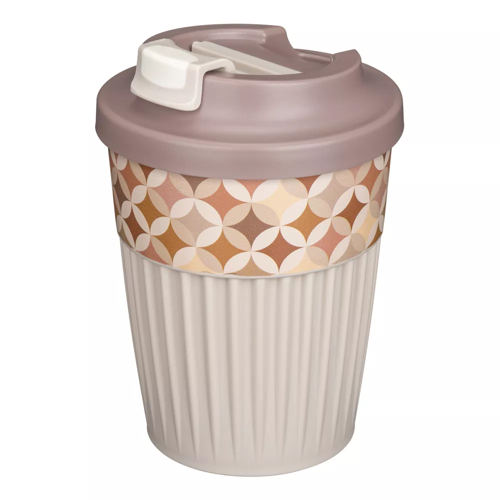 Стакан для горячих напитков "Геометрия" [с клапаном и декором]