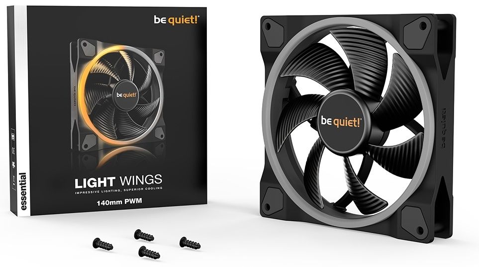 Кулер Bequiet! Light Wings 140mm PWM ARGB (BL074)