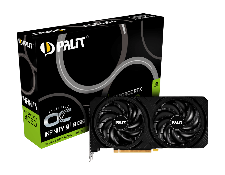Palit RTX 4060 Infinity 2 OC NE64060S19P1-1070L 8 Гб