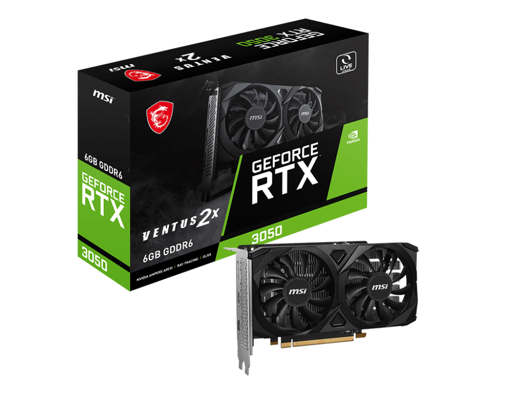 MSI RTX 3050 VENTUS 2X E 6G 6 Гб