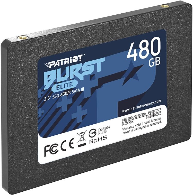 SSD накопитель Patriot PBE480GS25SSDR