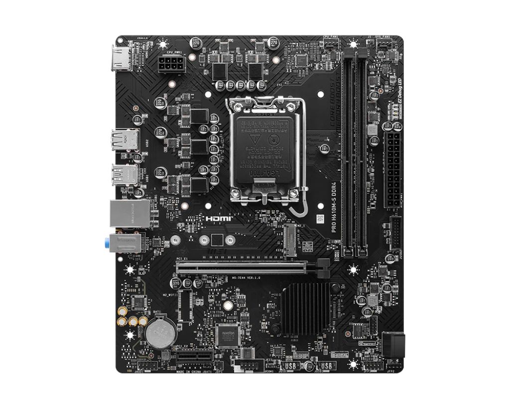 Материнская плата MSI PRO H610M-S DDR4