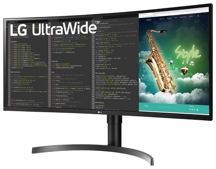 LG 35WN75C-B черный