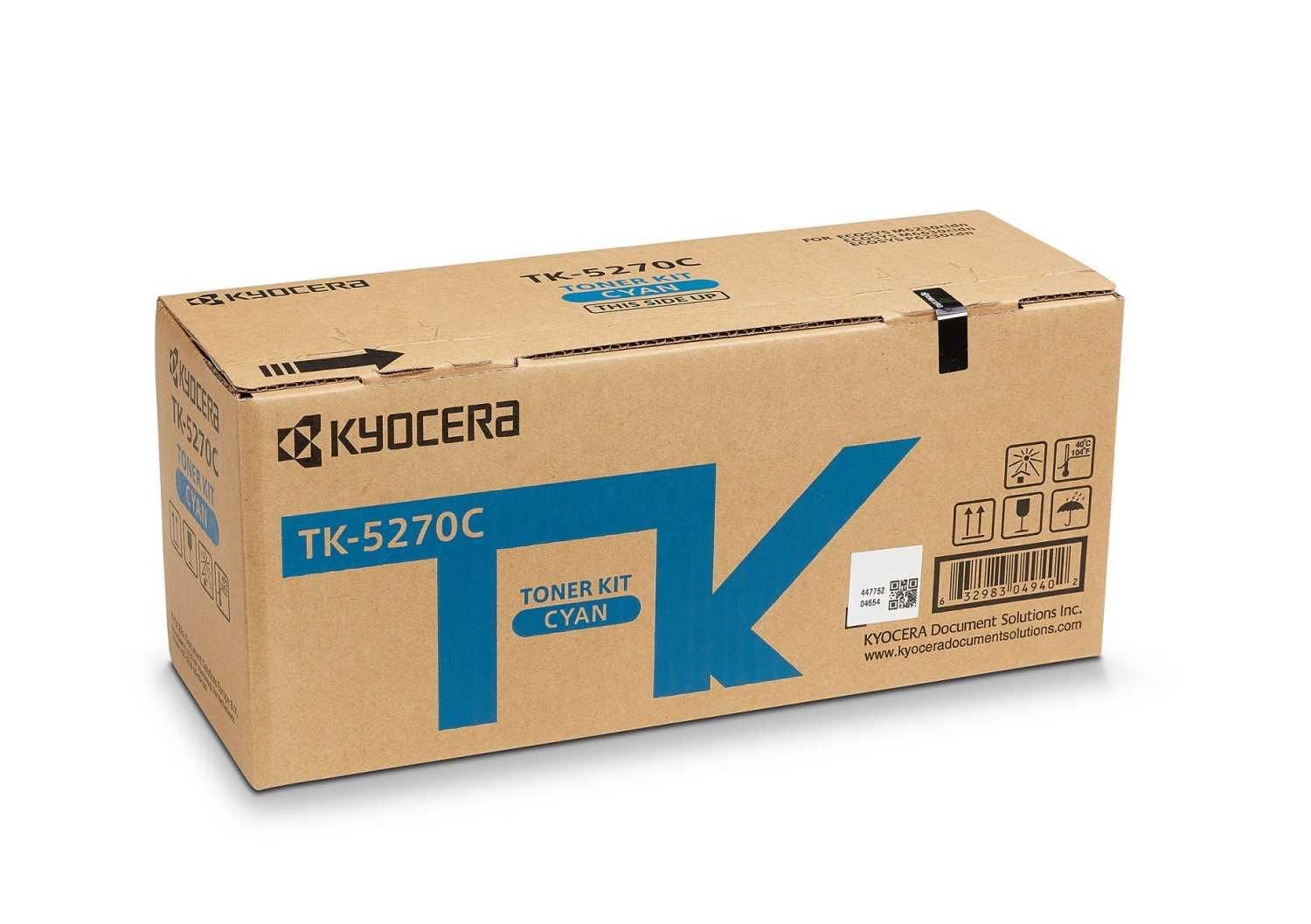 Тонер-картридж TK-5270C 6 000 стр. Cyan для M6230cidn M6630cidn P6230cdn