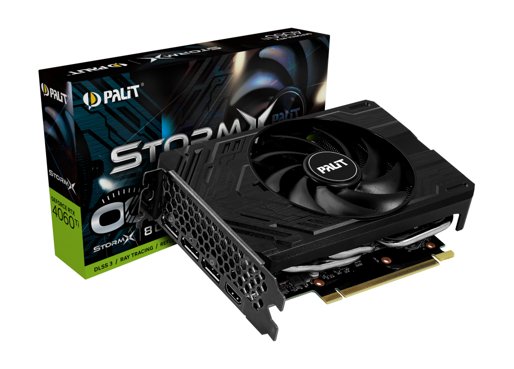 Palit GeForce RTX 4060 Ti StormX OC NE6406TS19P1-1060F 8 ГБ