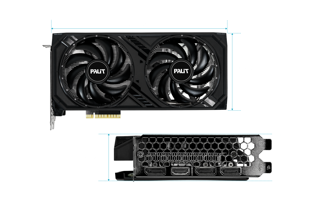 Palit RTX4060 DUAL 8 Гб