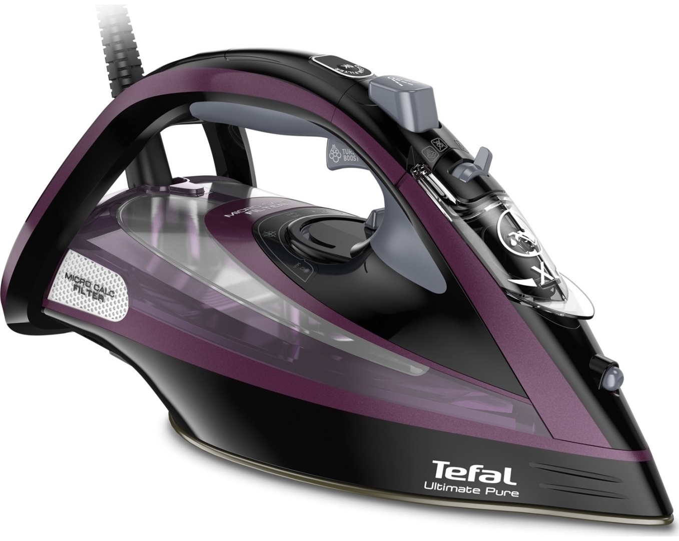 Tefal FV9835E0 черный, фиолетовый