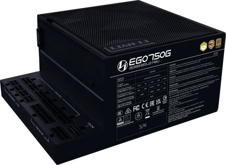 Блок питания Lian Li EG0750G BLACK (G9P.EG0750G.B000.EU)