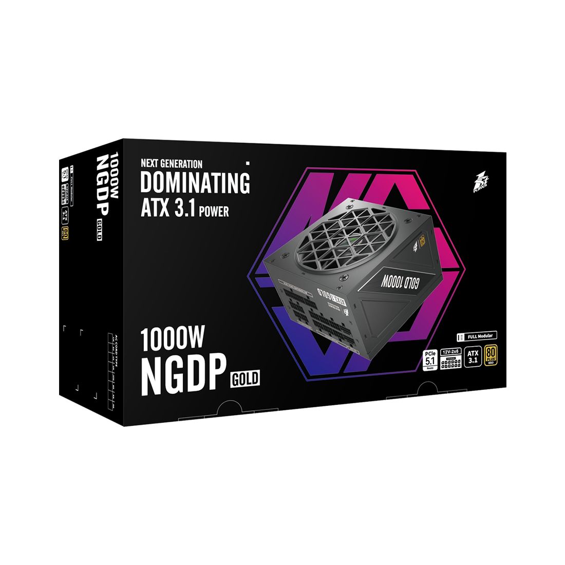 Блок питания 1STPLAYER NGDP 1000W Gold (NGDP HA-1000BA4)