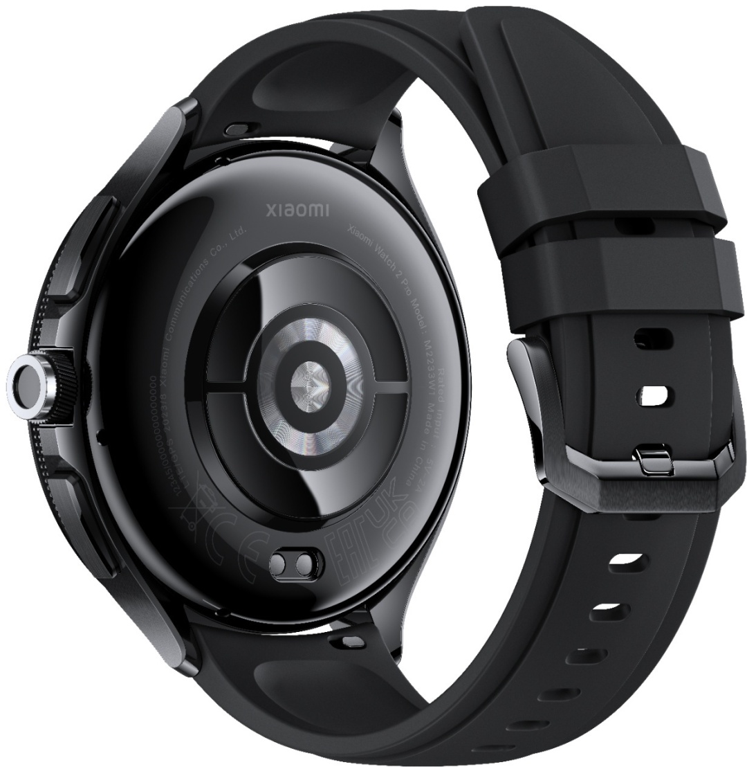 Xiaomi Watch 2 Pro-Bluetooth Black Case with Black Fluororubber Strap (M2234W1)