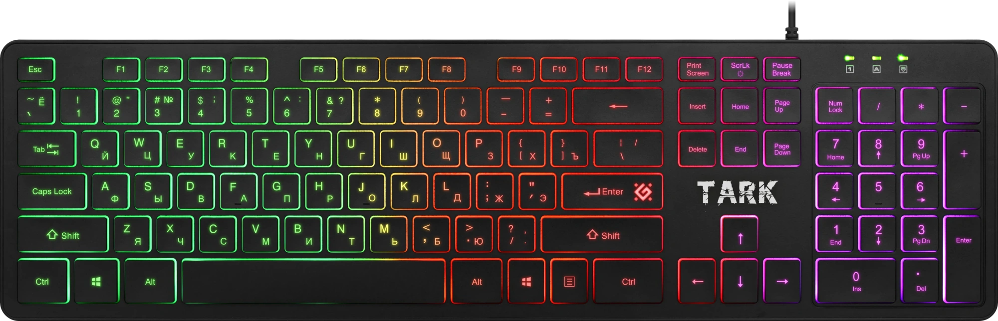 Defender TARK C-779 + мышь + коврик черный